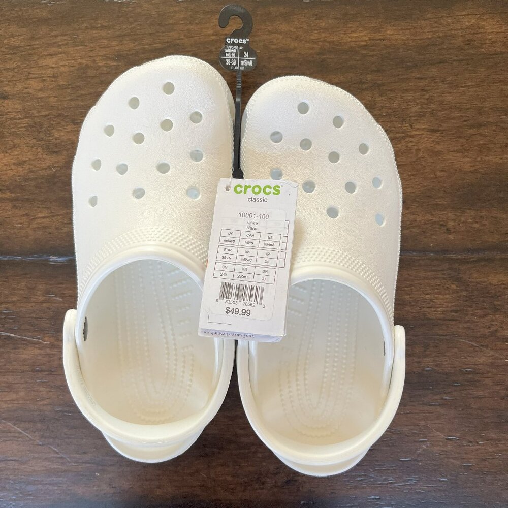 White Crocs